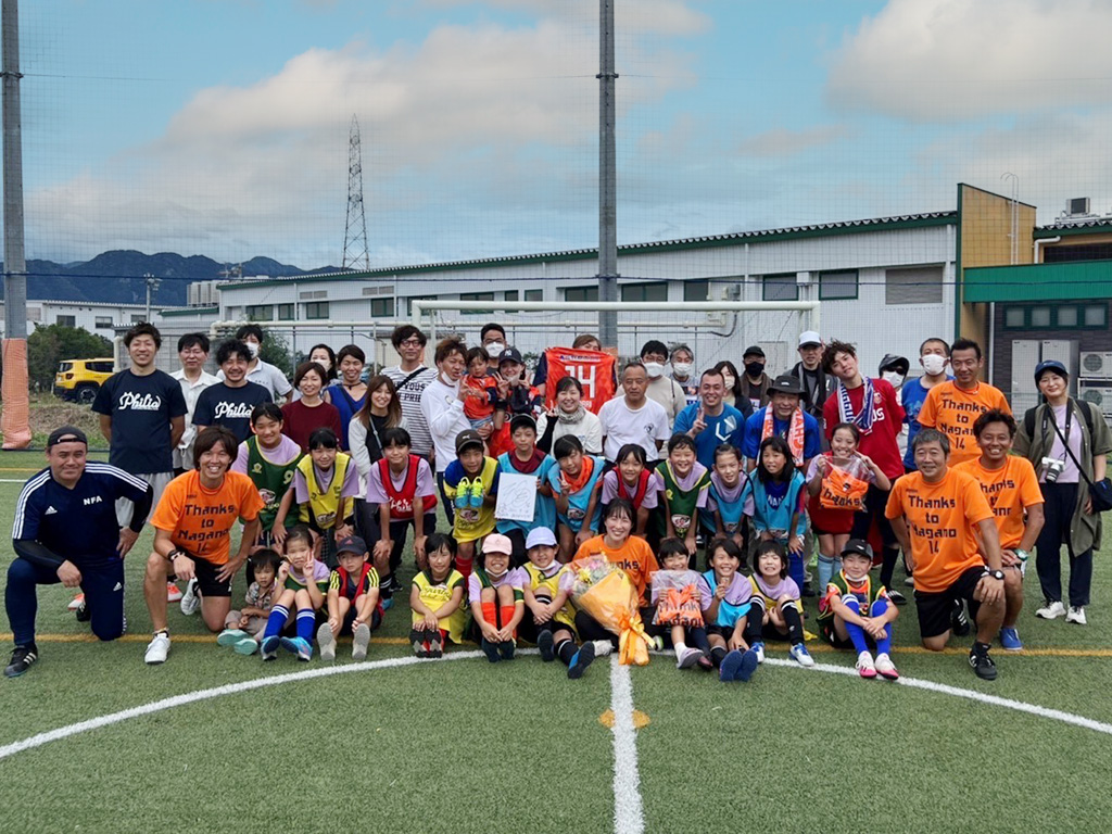 元なでしこジャパン 泊志穂氏の現役引退イベントを開催